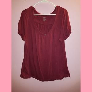 Cute Maroon Top
